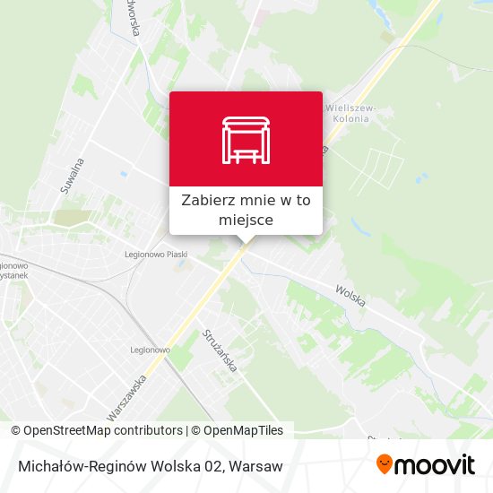 Mapa Michałów-Reginów Wolska 02