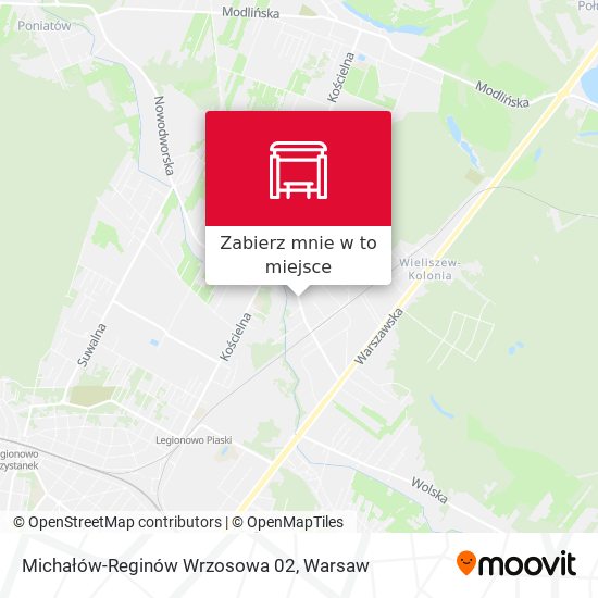 Mapa Michałów-Reginów Wrzosowa 02