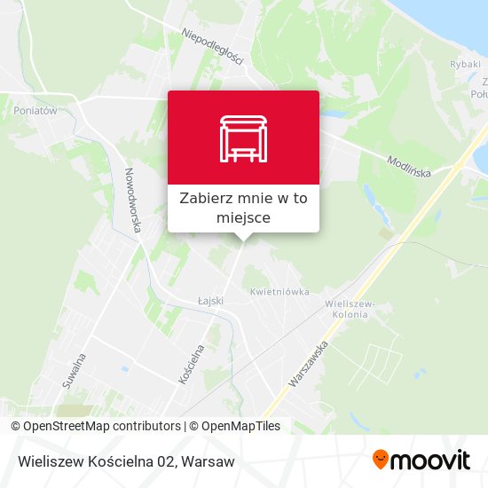 Mapa Wieliszew Kościelna