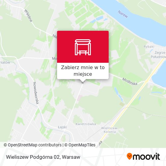 Mapa Wieliszew Podgórna