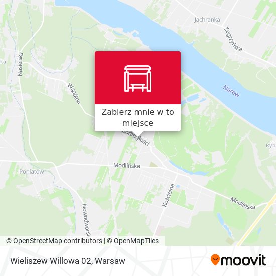 Mapa Wieliszew Willowa 02