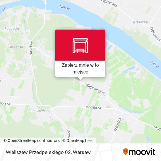 Mapa Wieliszew Przedpełskiego