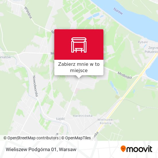 Mapa Wieliszew Podgórna