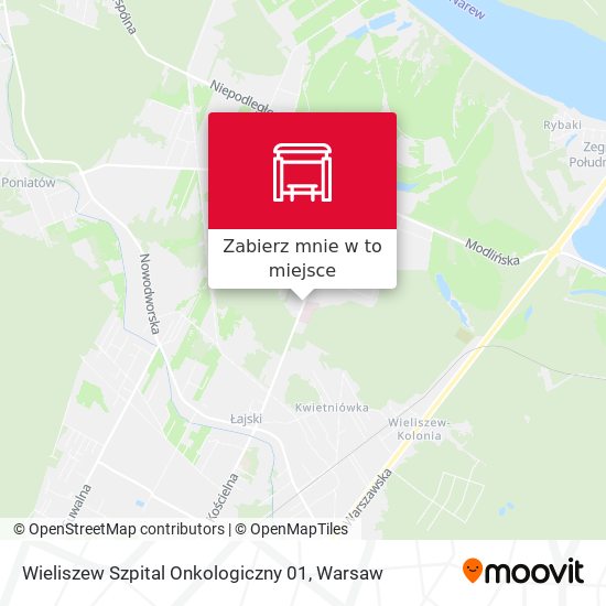 Mapa Wieliszew Szpital Onkologiczny 01