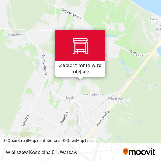 Mapa Wieliszew Kościelna 01