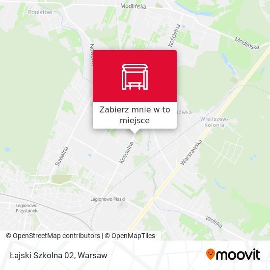 Mapa Łajski Szkolna