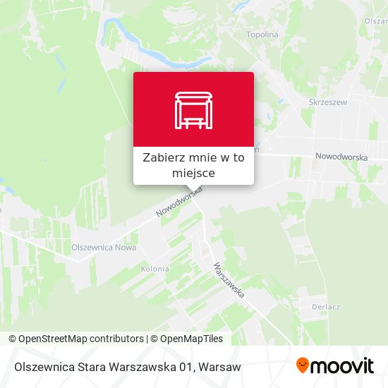 Mapa Olszewnica Stara Warszawska 01