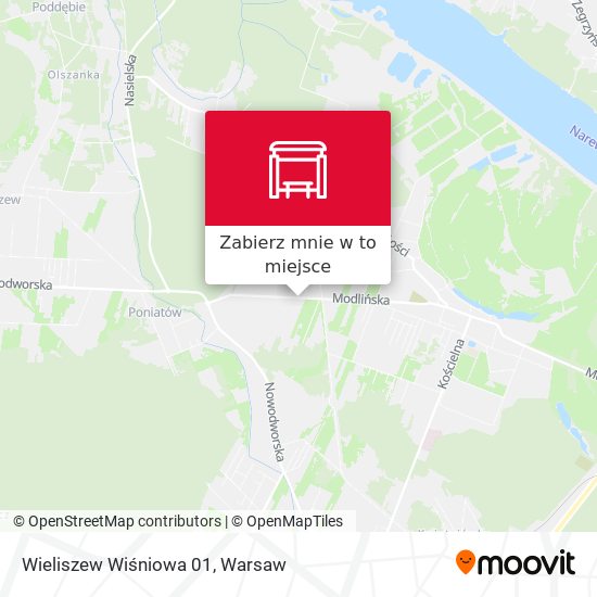 Mapa Wieliszew Wiśniowa 01