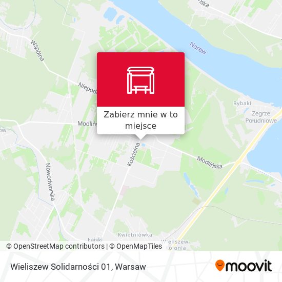 Mapa Wieliszew Solidarności