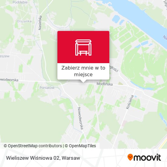 Mapa Wieliszew Wiśniowa 02