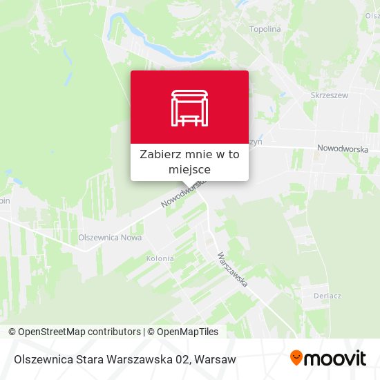 Mapa Olszewnica Stara Warszawska 02