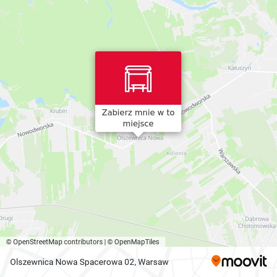 Mapa Olszewnica Nowa Spacerowa 02