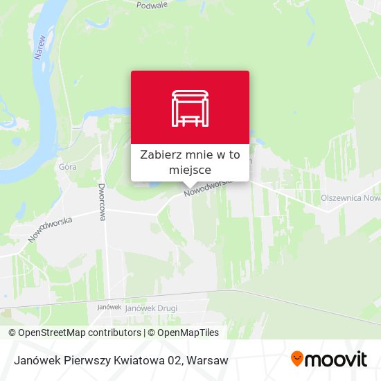 Mapa Janówek Pierwszy Kwiatowa 02