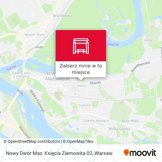 Mapa Okunin Straż