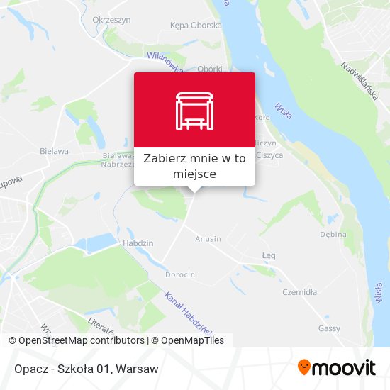 Mapa Opacz - Szkoła 01