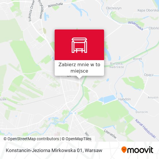 Mapa Konstancin-Jeziorna Mirkowska 01