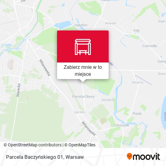 Mapa Parcela Baczyńskiego 01