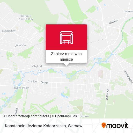 Mapa Konstancin-Jeziorna Kołobrzeska