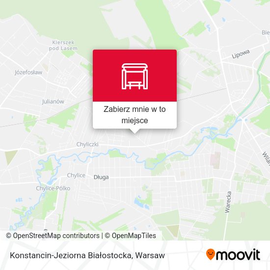 Mapa Konstancin-Jeziorna Białostocka