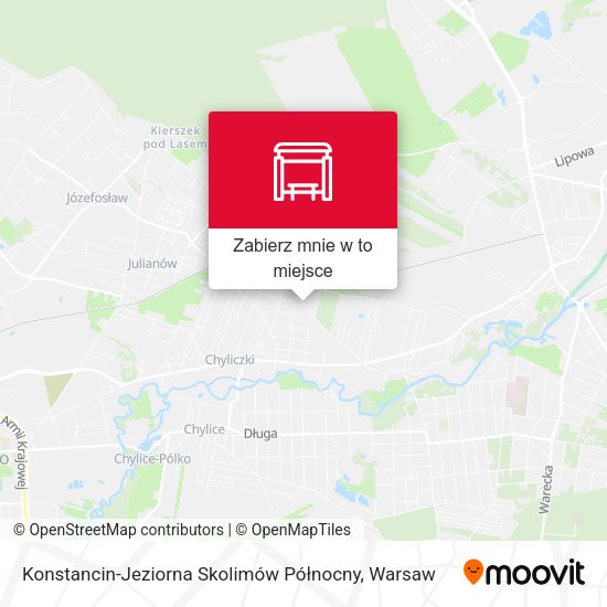 Mapa Konstancin-Jeziorna Skolimów Północny