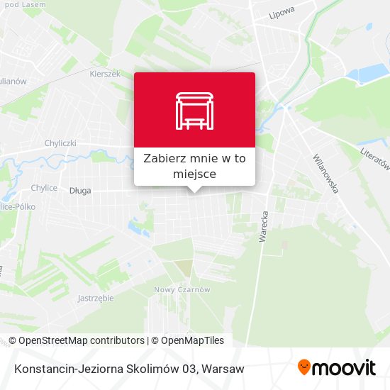 Mapa Konstancin-Jeziorna Skolimów