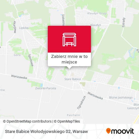 Mapa Stare Babice Wołodyjowskiego 02