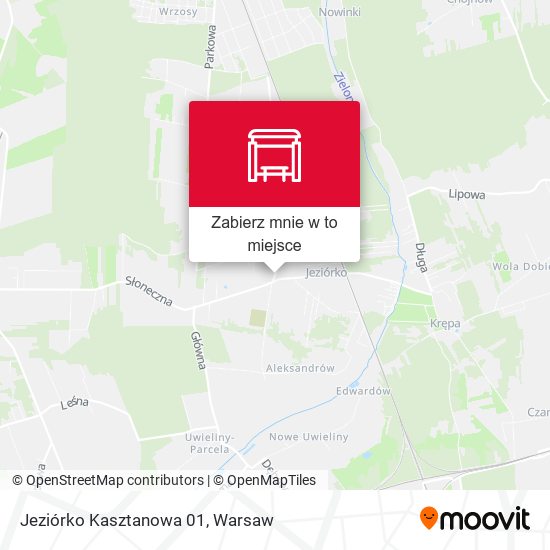 Mapa Jeziórko Kasztanowa