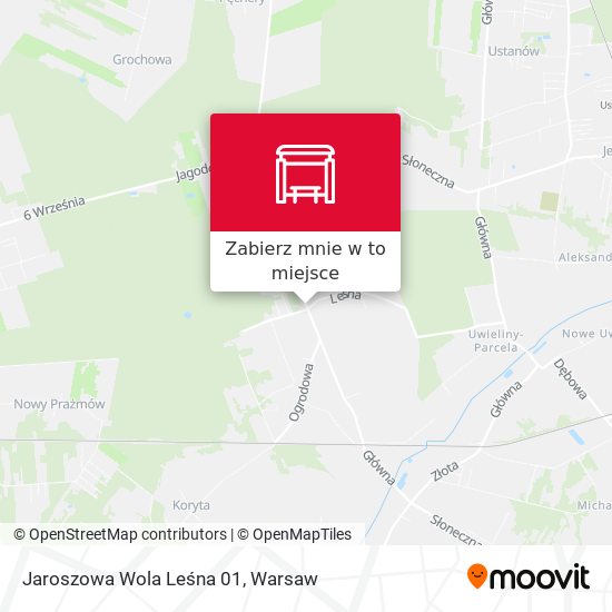 Mapa Jaroszowa Wola Leśna