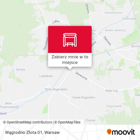 Mapa Wągrodno Złota 01