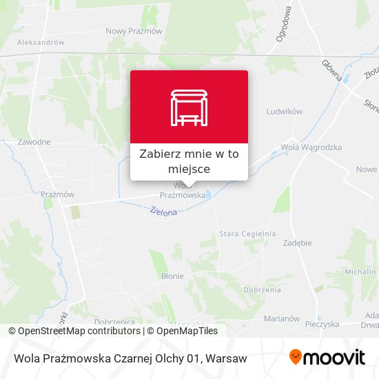 Mapa Wola Prażmowska Czarnej Olchy 01