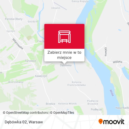 Mapa Dębówka