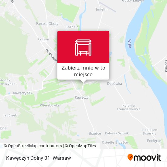 Mapa Kawęczyn Dolny 01