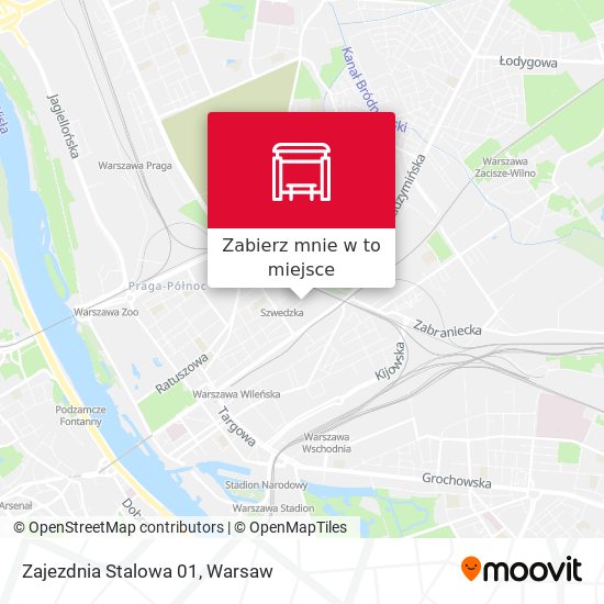 Mapa Zajezdnia Stalowa