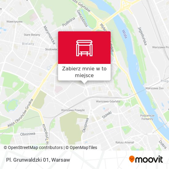 Mapa Pl. Grunwaldzki