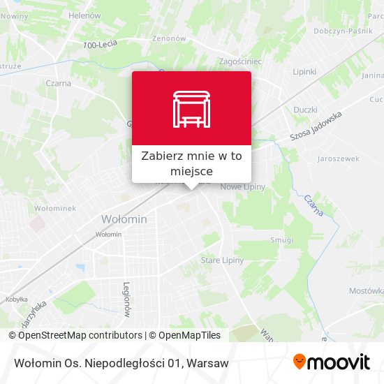 Mapa Wołomin Os. Niepodległości 01