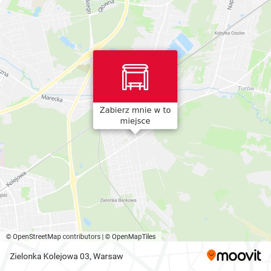 Mapa Zielonka Kolejowa 03