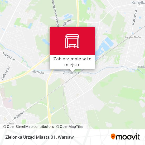 Mapa Zielonka Urząd Miasta