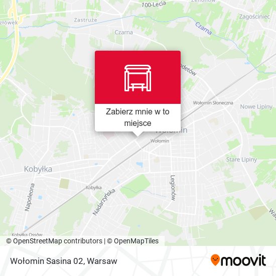 Mapa Wołomin Sasina