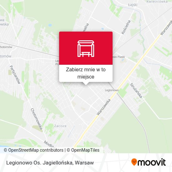 Mapa Legionowo Os. Jagiellońska