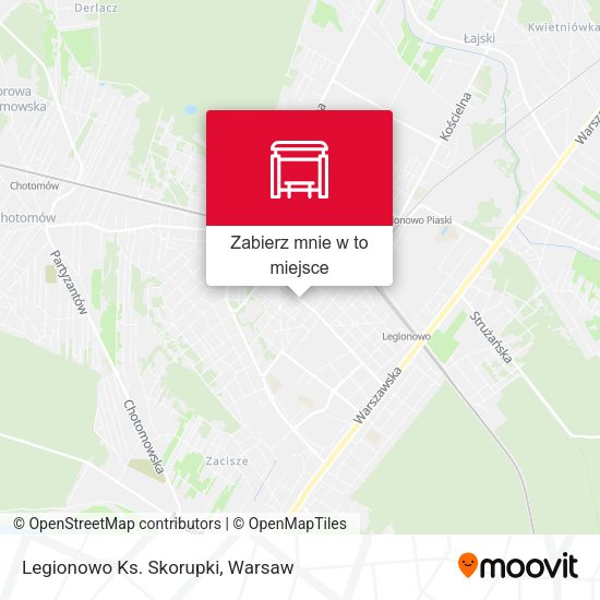 Mapa Legionowo Ks. Skorupki