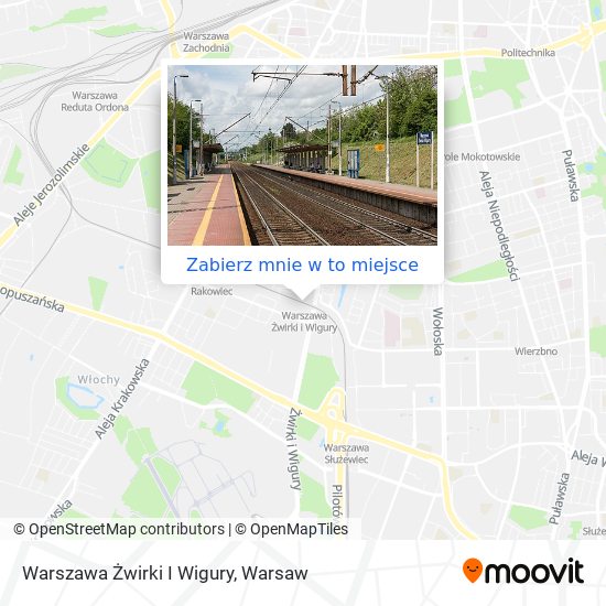 Mapa Warszawa Żwirki I Wigury