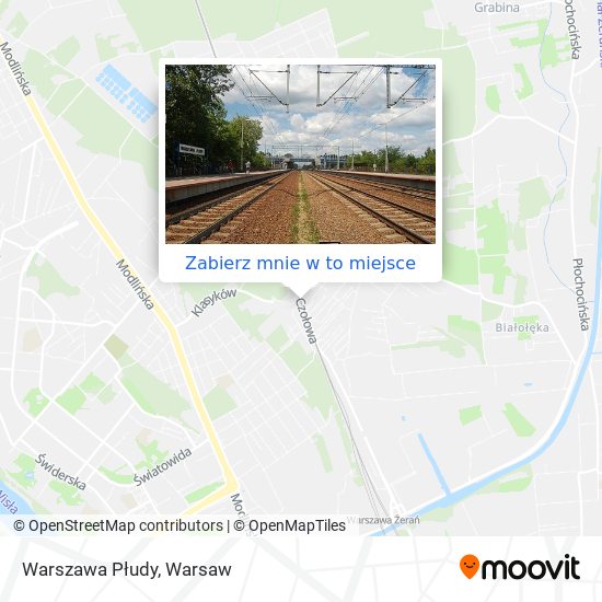 Mapa Warszawa Płudy