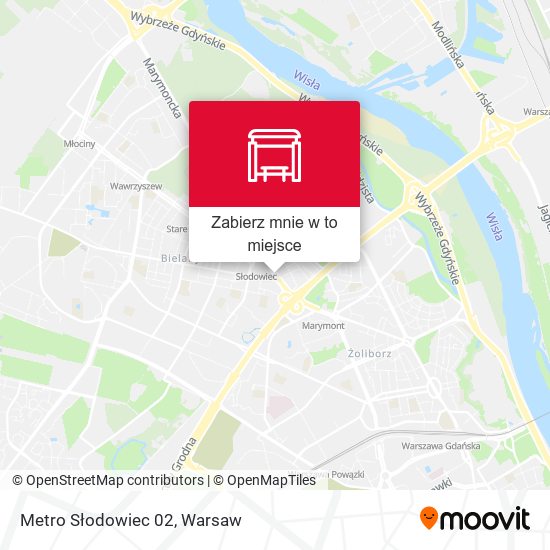 Mapa Metro Słodowiec