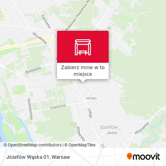 Mapa Józefów Wąska 01