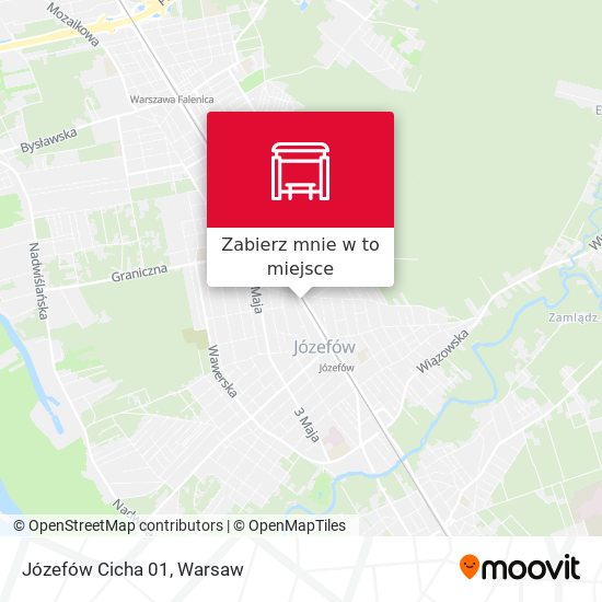 Mapa Józefów Cicha 01