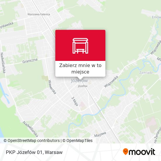 Mapa PKP Józefów 01