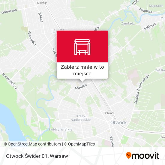 Mapa Otwock Świder 01