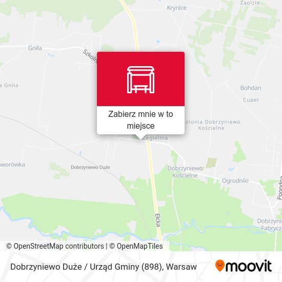 Mapa Dobrzyniewo Duże / Urząd Gminy (898)