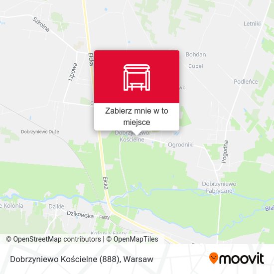 Mapa Dobrzyniewo Kościelne (888)