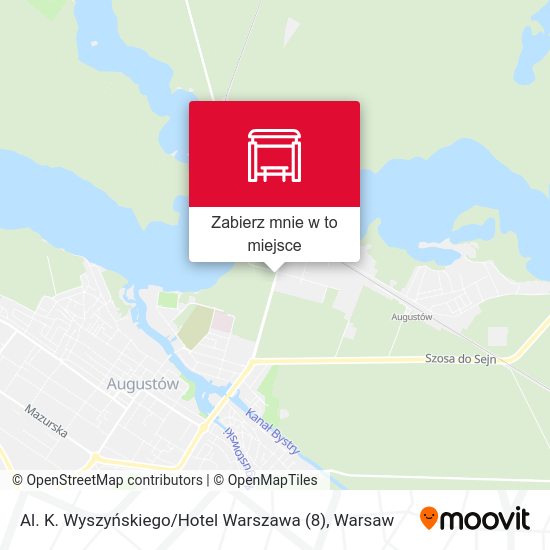 Mapa Al. K. Wyszyńskiego / Hotel Warszawa (8)